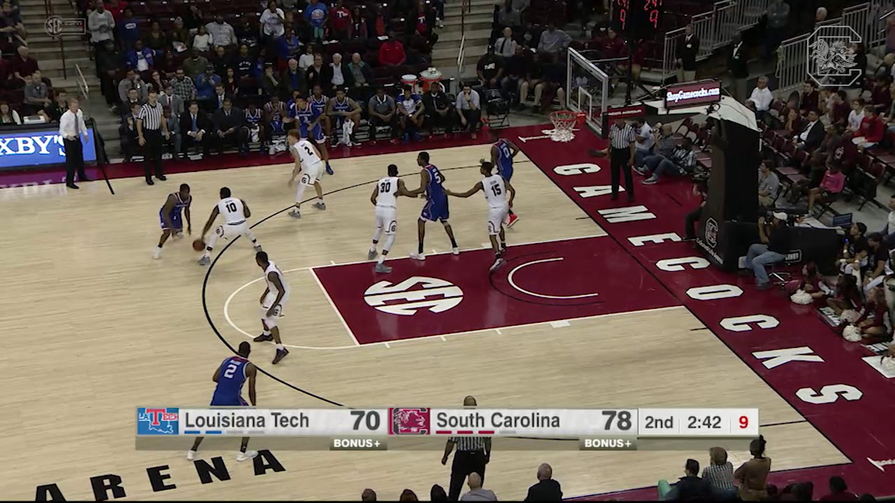 HIGHLIGHTS: Men's Basketball Defeats Louisiana Tech 85-76 (11/11/16)