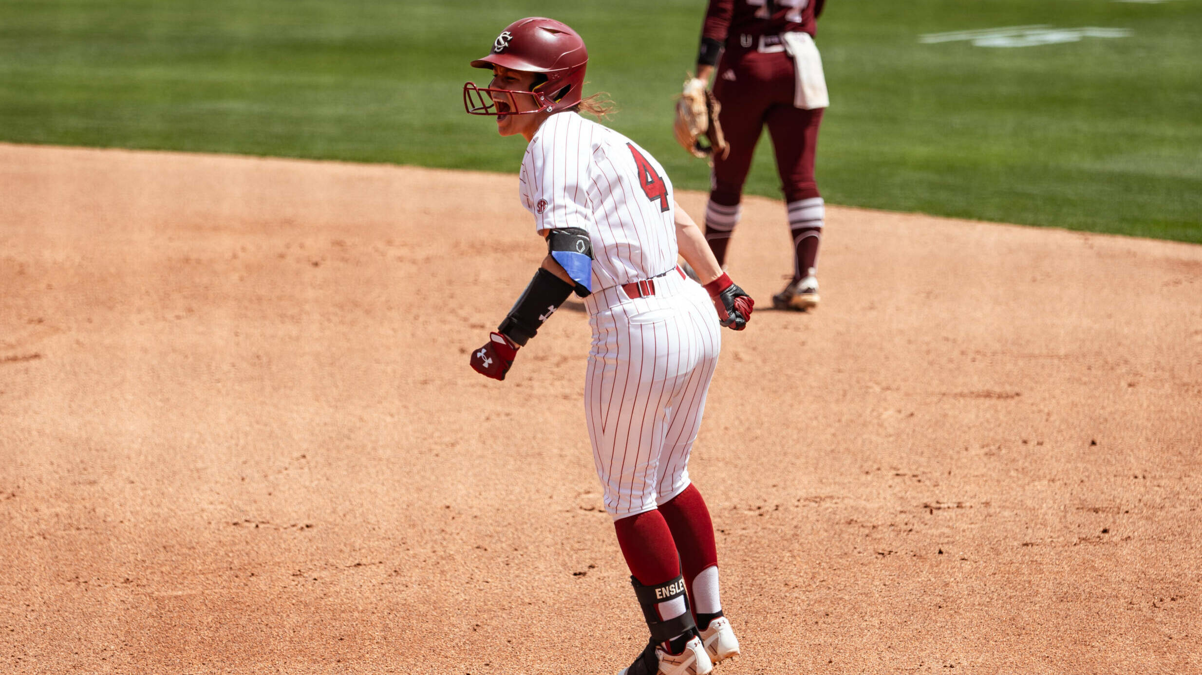 Ensley’s Grand Slam Powers Gamecocks to Run Rule Victory