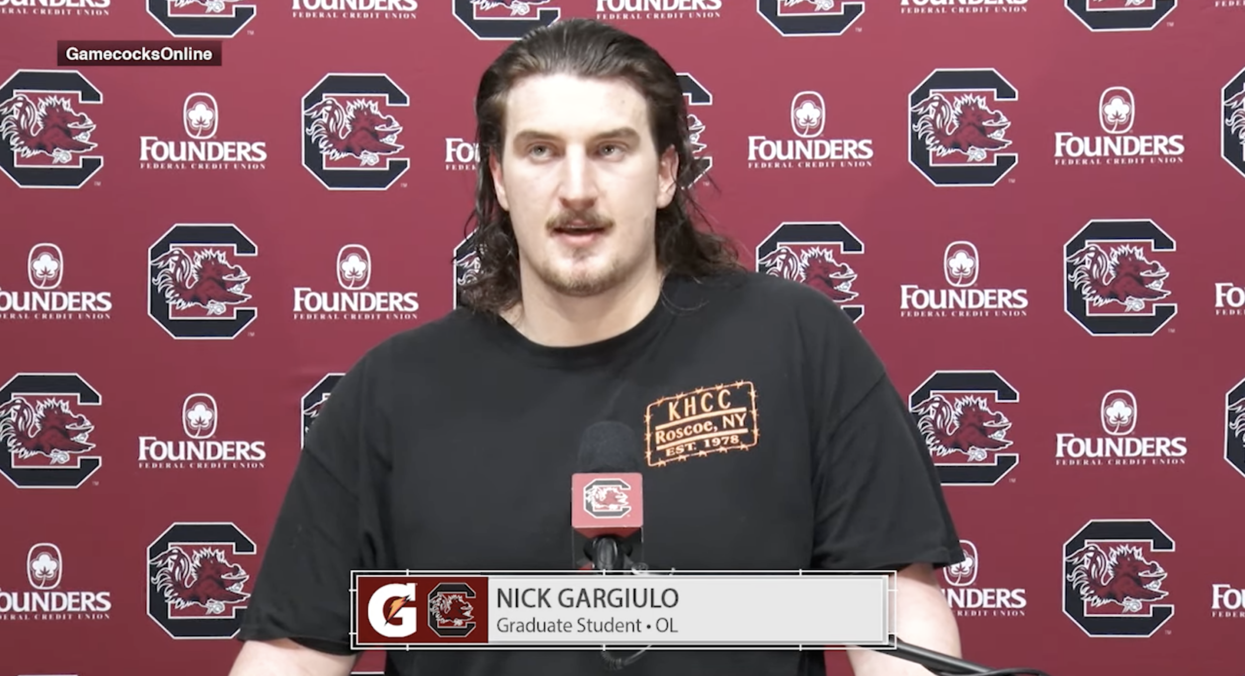 Nick Gargiulo News Conference