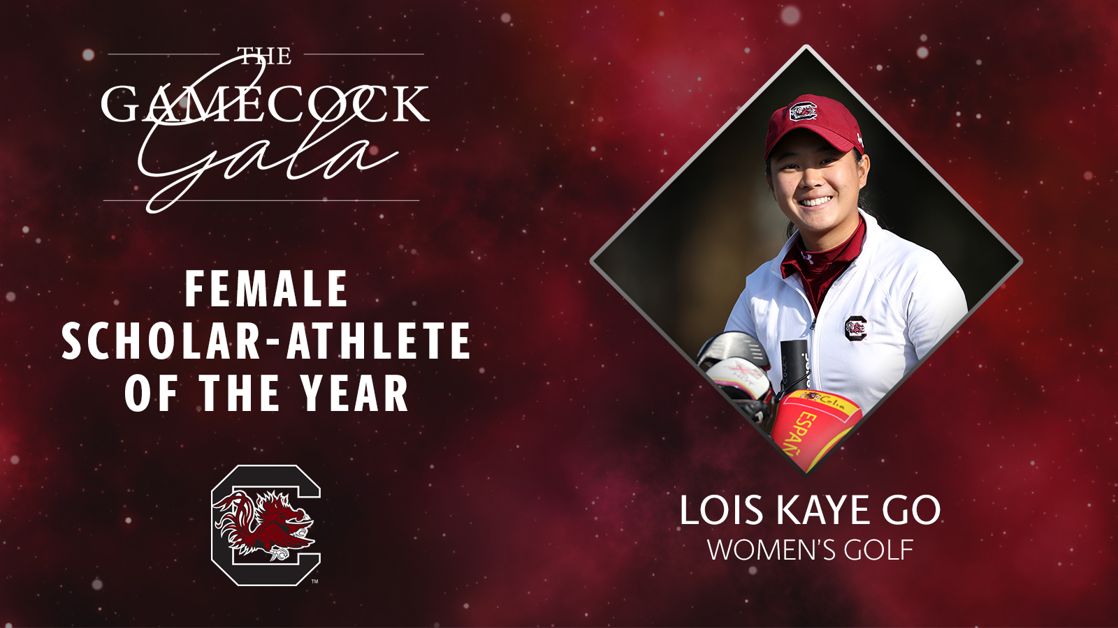 Gamecock Gala Awards: Female Scholar Athlete of the Year - Lois Kaye Go
