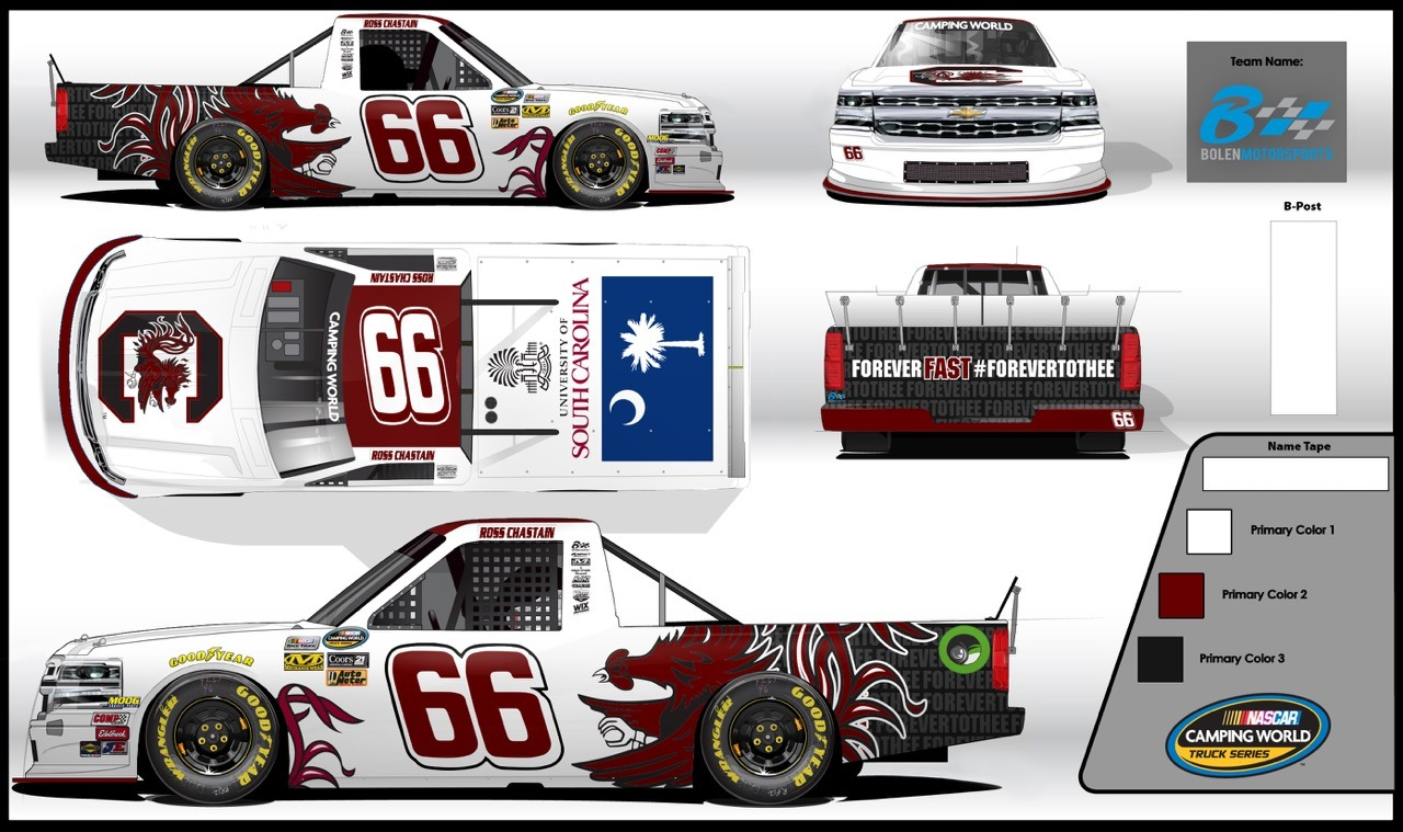 Gamecocks Return to the Track at Charlotte Motor Speedway