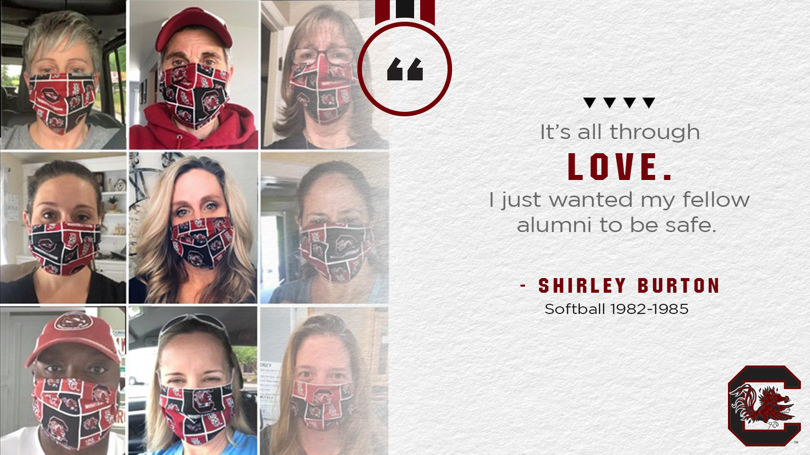 Former Gamecock helps fellow alumni stay safe by making masks