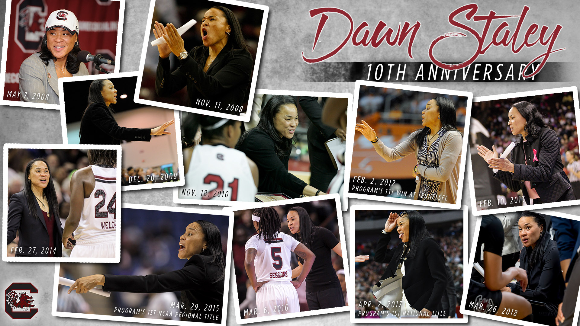 Celebrating 10 Seasons of Dawn Staley