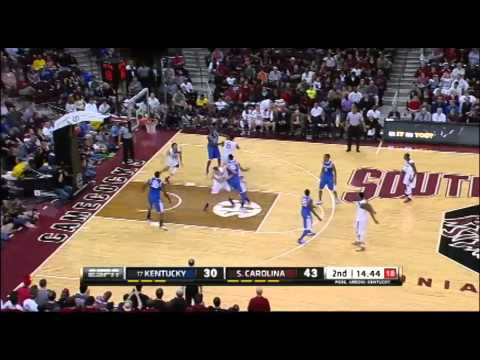 Michael Carrera Dunk vs. Kentucky - South Carolina Gamecocks