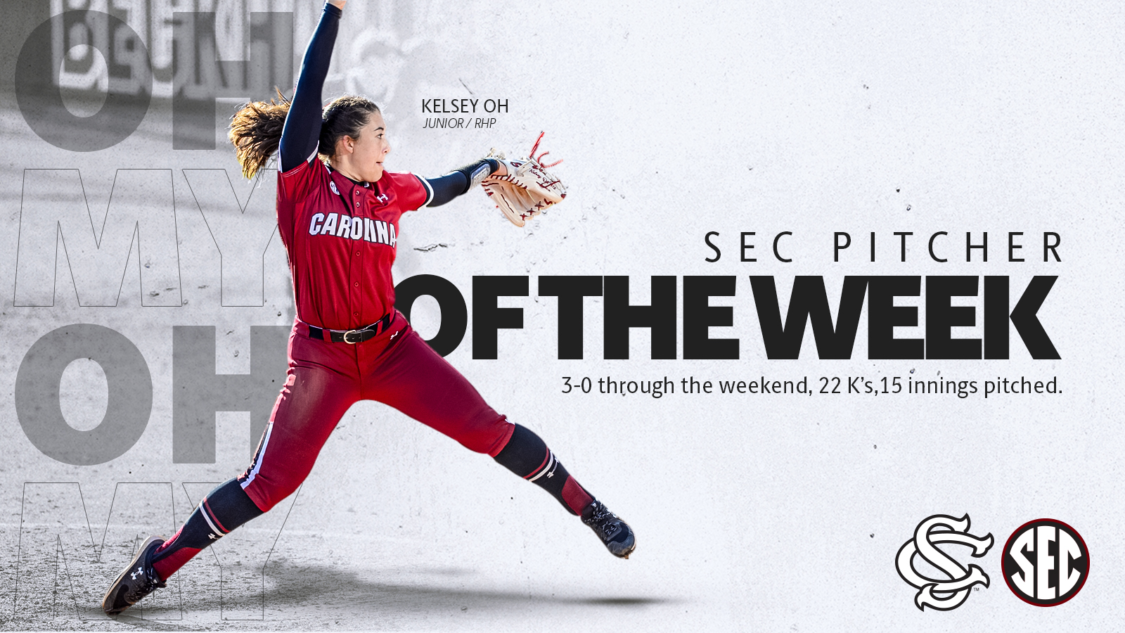 Oh Named SEC Pitcher Of The Week