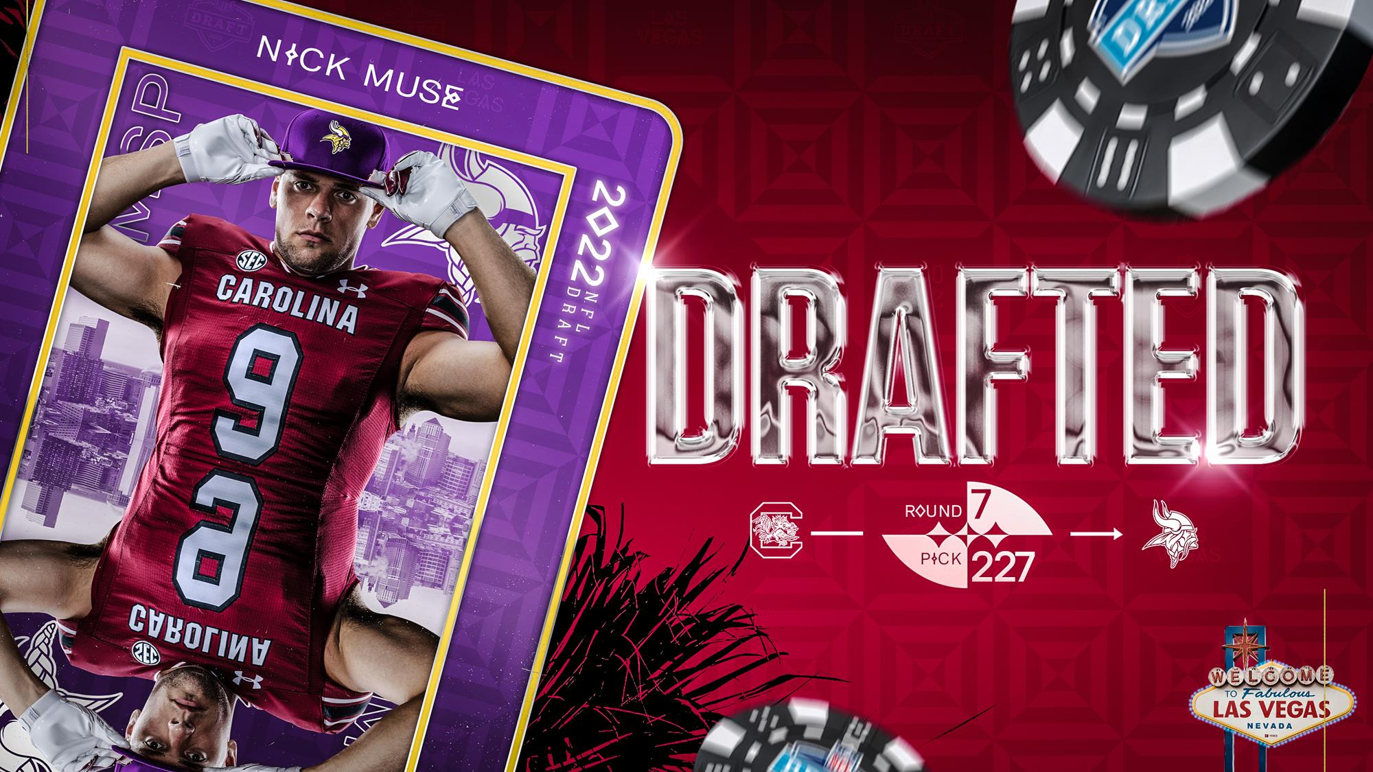 Nick Muse Selected by Minnesota in the Seventh Round of the 2022 NFL Draft