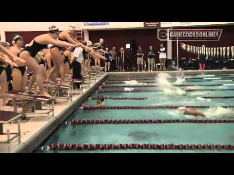 South Carolina Swimming & Diving Senior Day Meet 2014