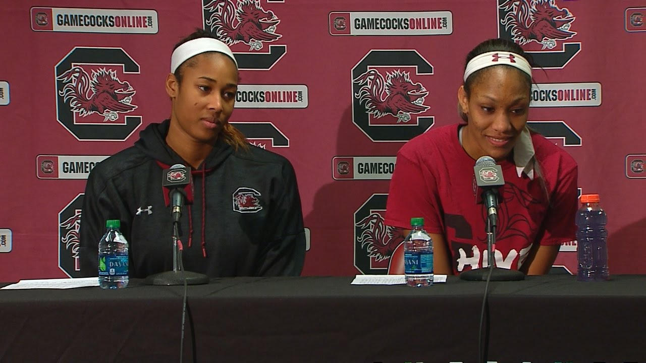 POST-GAME: Alaina Coates, A'ja Wilson on Hampton — 11/20/16