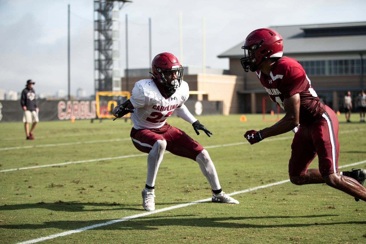 John Dixon (22) | Tuesday, Sept. 1, 2020 | Ken & Cyndi Long Football Operations Center | Columbia, S.C. | Photos by South Carolina Athletics
