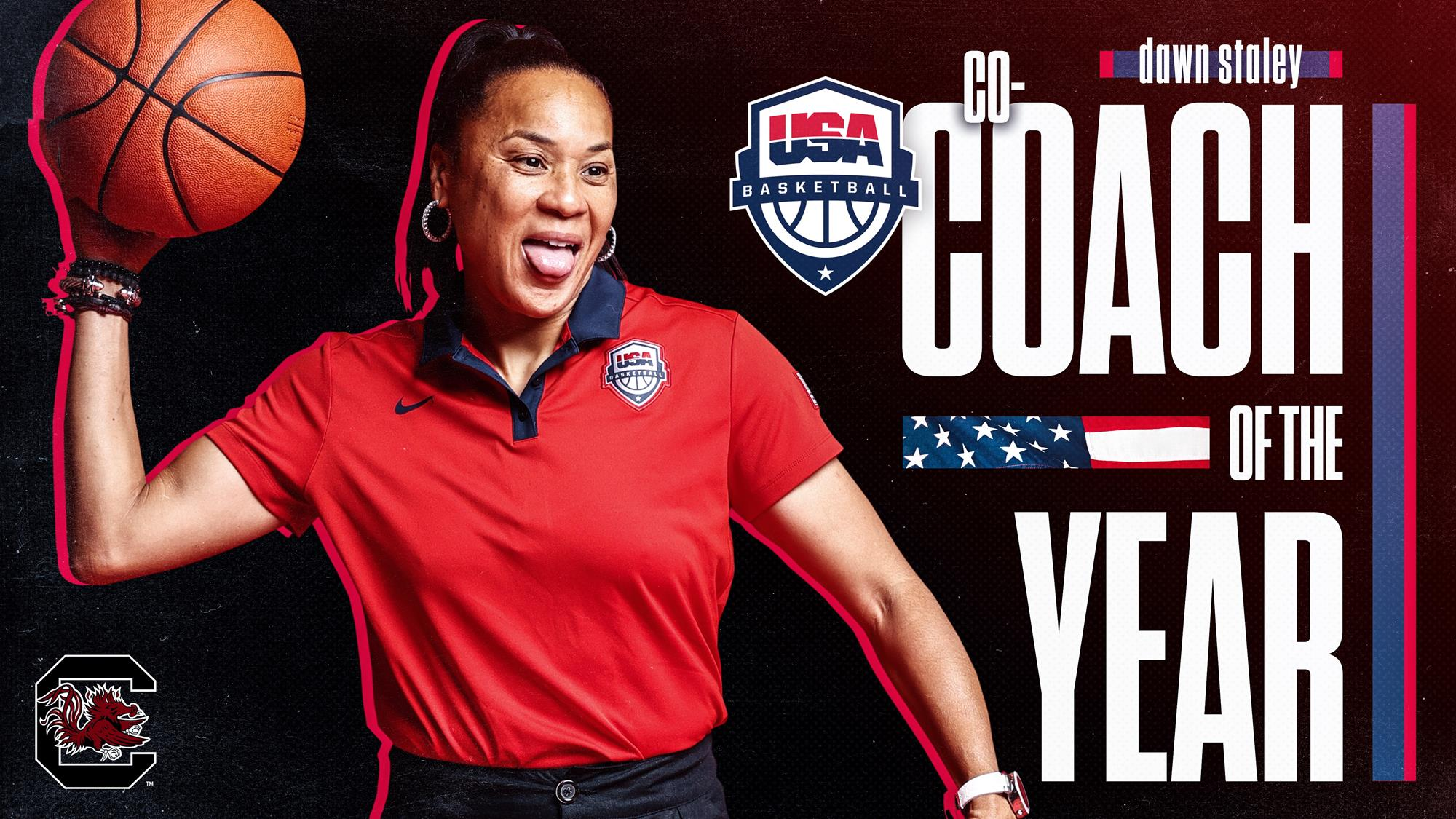 Staley Named USA Basketball co-Coach of the Year