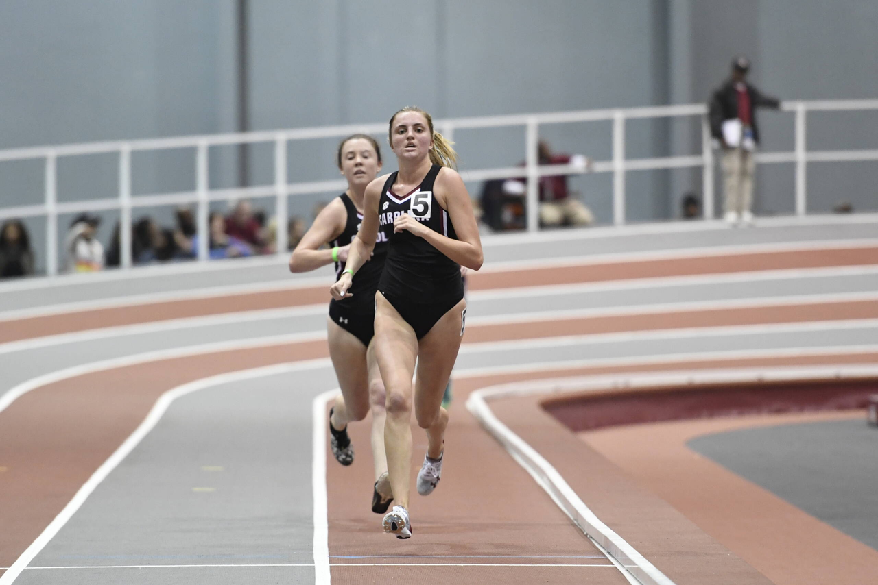 Cailin Saylor in action at the Gamecock Inaugural | Jan. 19, 2019 | Photo by Allen Sharpe