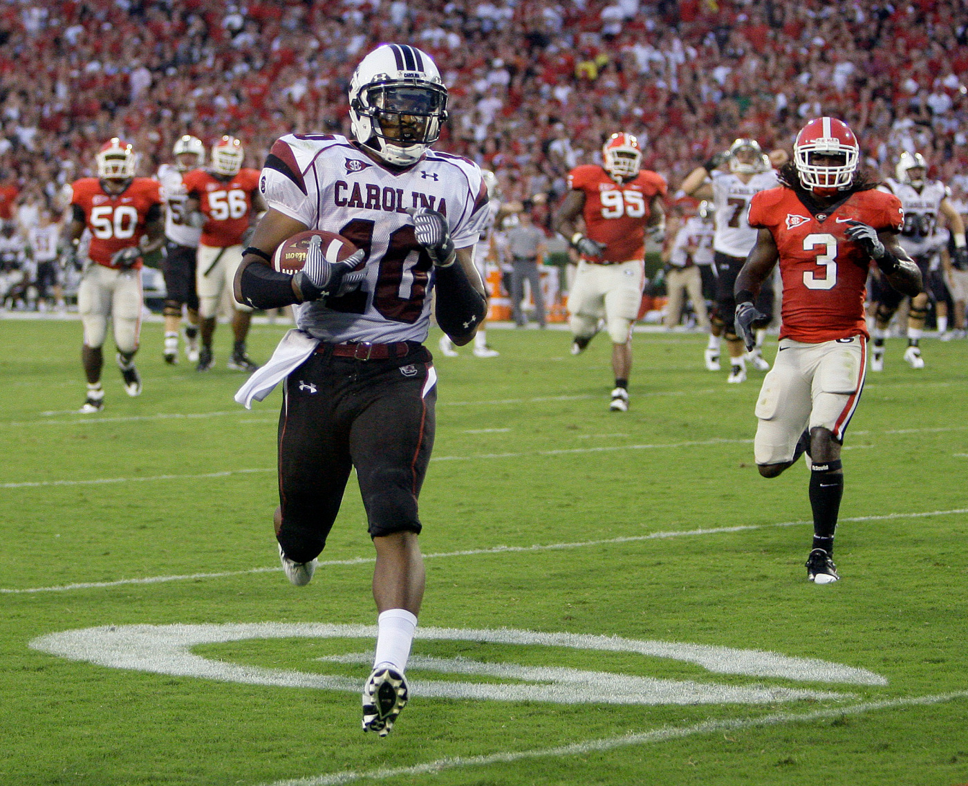 Georgia 41, South Carolina 37