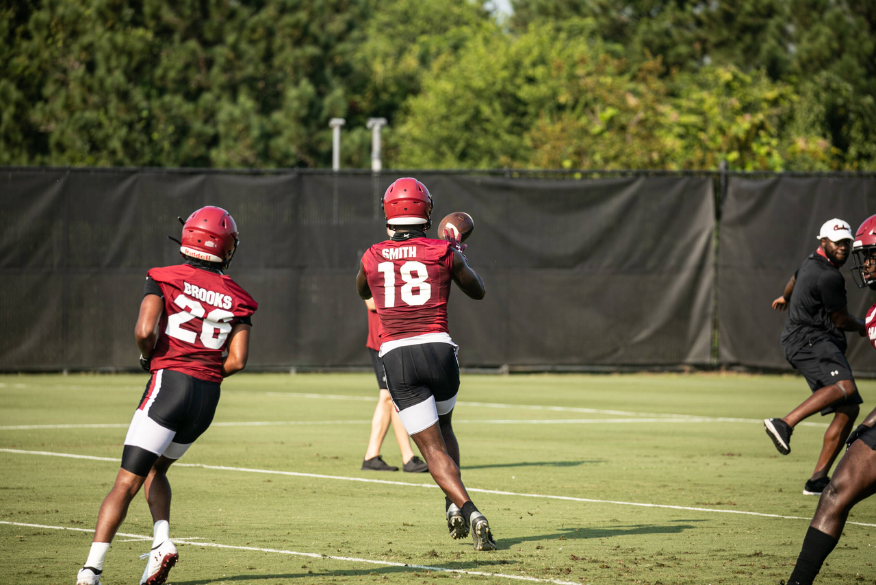 Or'Tre Smith (18) | Wednesday, Aug. 19, 2020 | Ken & Cyndi Long Football Operations Center | Columbia, S.C. | Photos by South Carolina Athletics