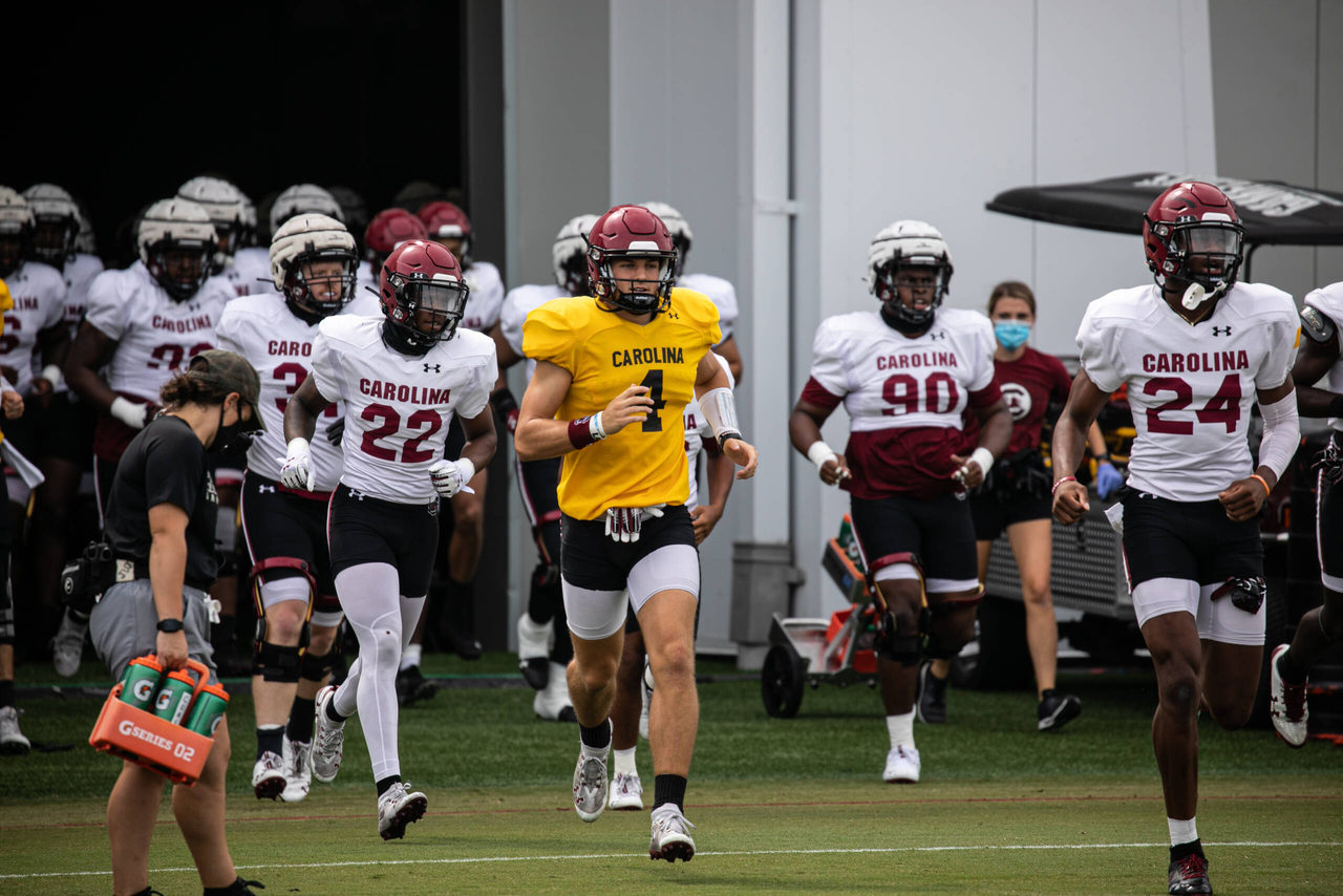 Luke Doty (4) | Saturday, Aug. 22, 2020 | Ken & Cyndi Long Football Operations Center | Columbia, S.C. | Photos by South Carolina Athletics