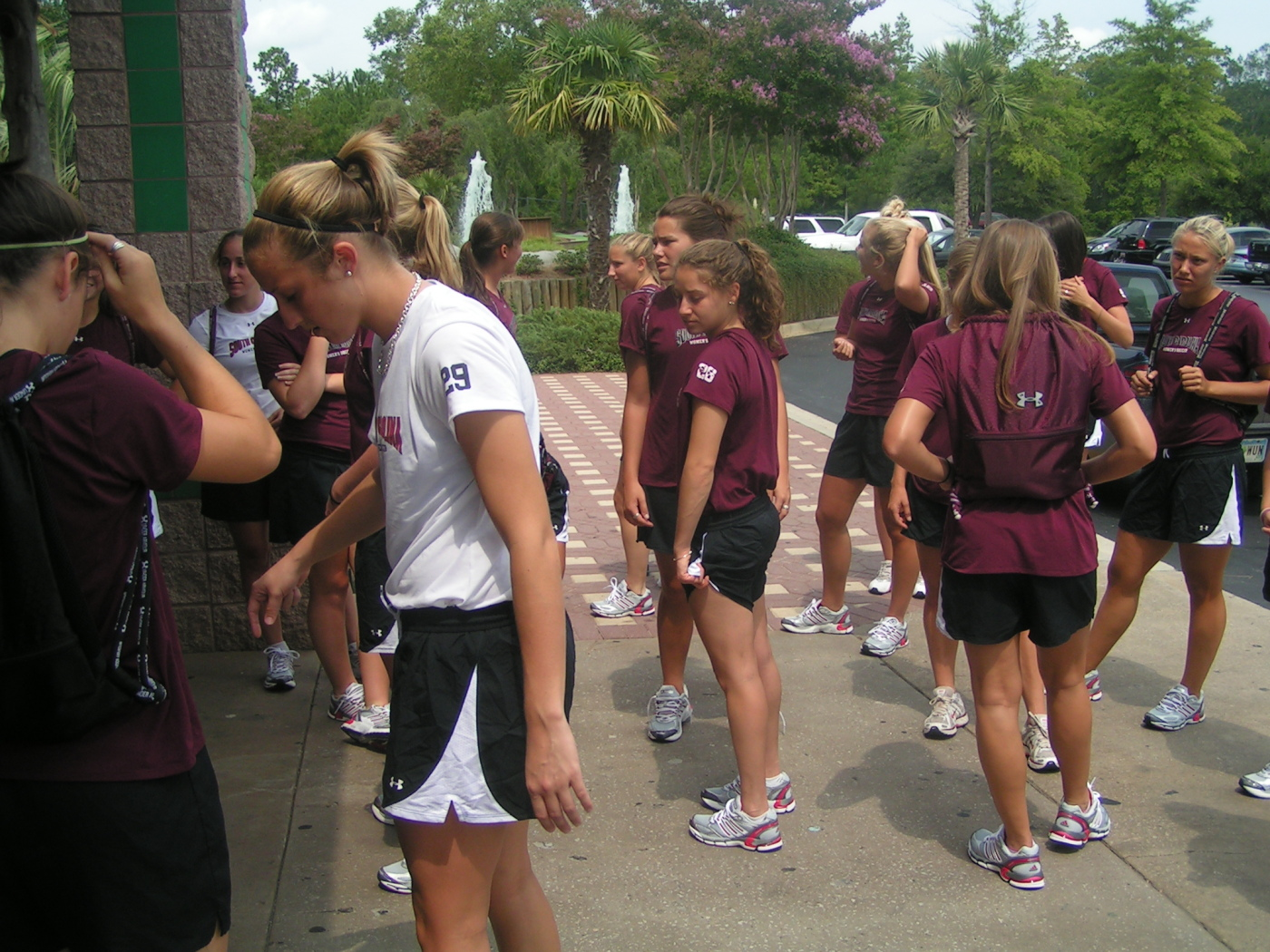 Women's Soccer Preseason Team Outing