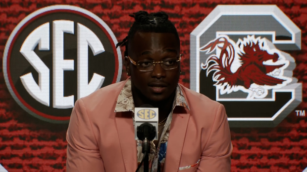 Dakereon Joyner at SEC Football Media Day