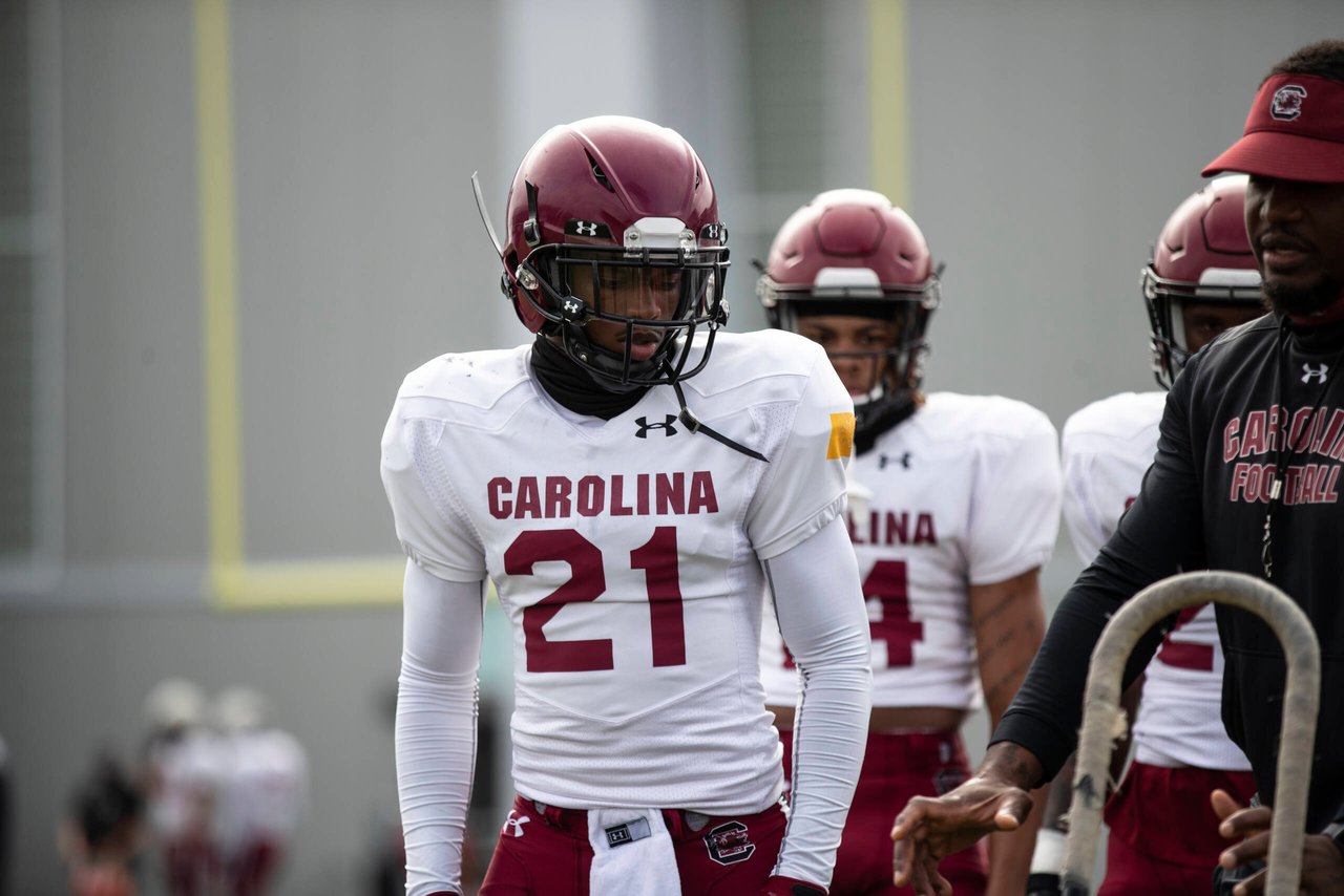 Shilo Sanders (21) | Tuesday, Sept. 1, 2020 | Ken & Cyndi Long Football Operations Center | Columbia, S.C. | Photos by South Carolina Athletics