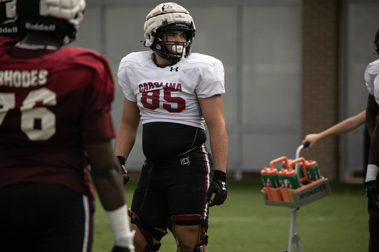 Alex Huntley (95) | Tuesday, Sept. 15, 2020 | Ken & Cyndi Long Football Operations Center | Columbia, S.C. | Photos by South Carolina Athletics