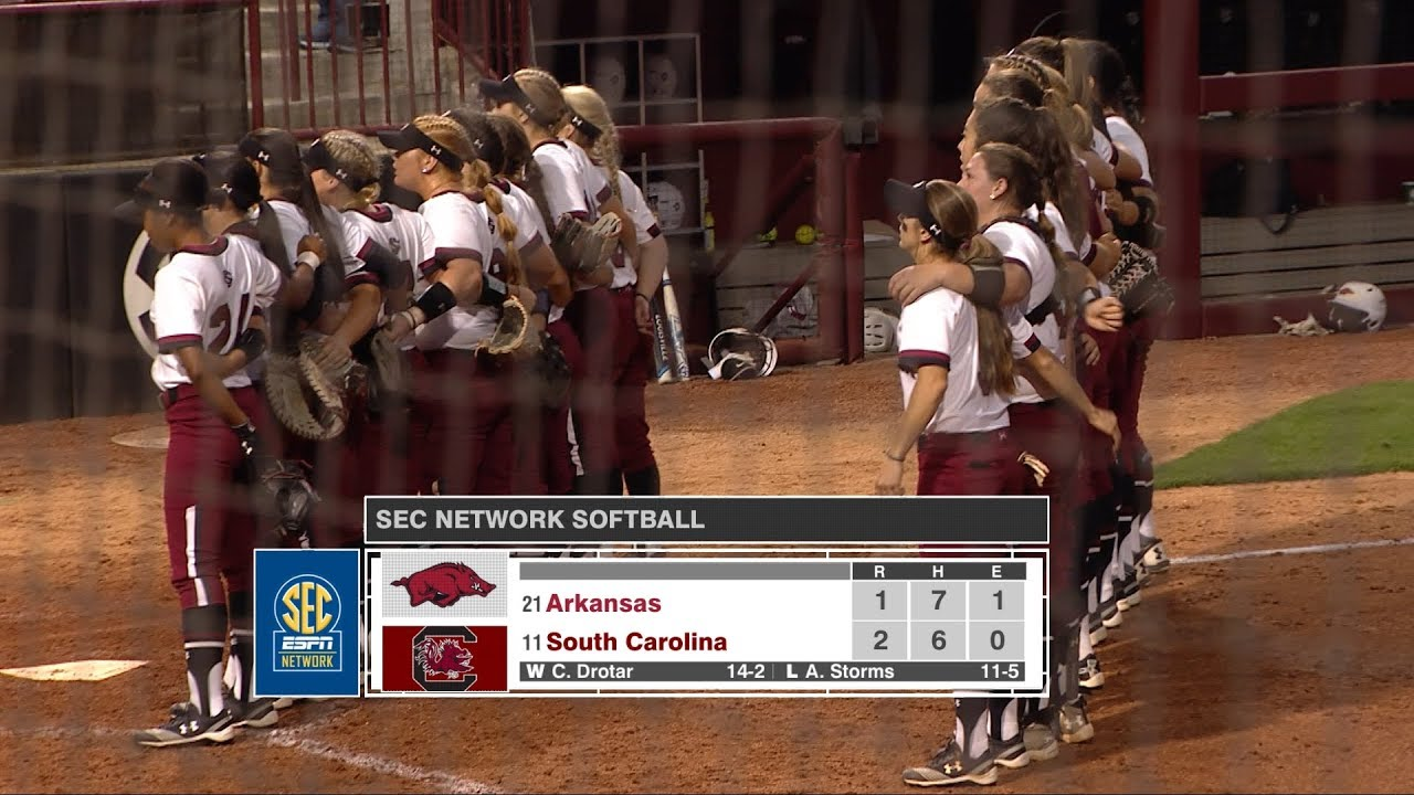 HIGHLIGHTS: Softball vs. Arkansas — 4/6/18