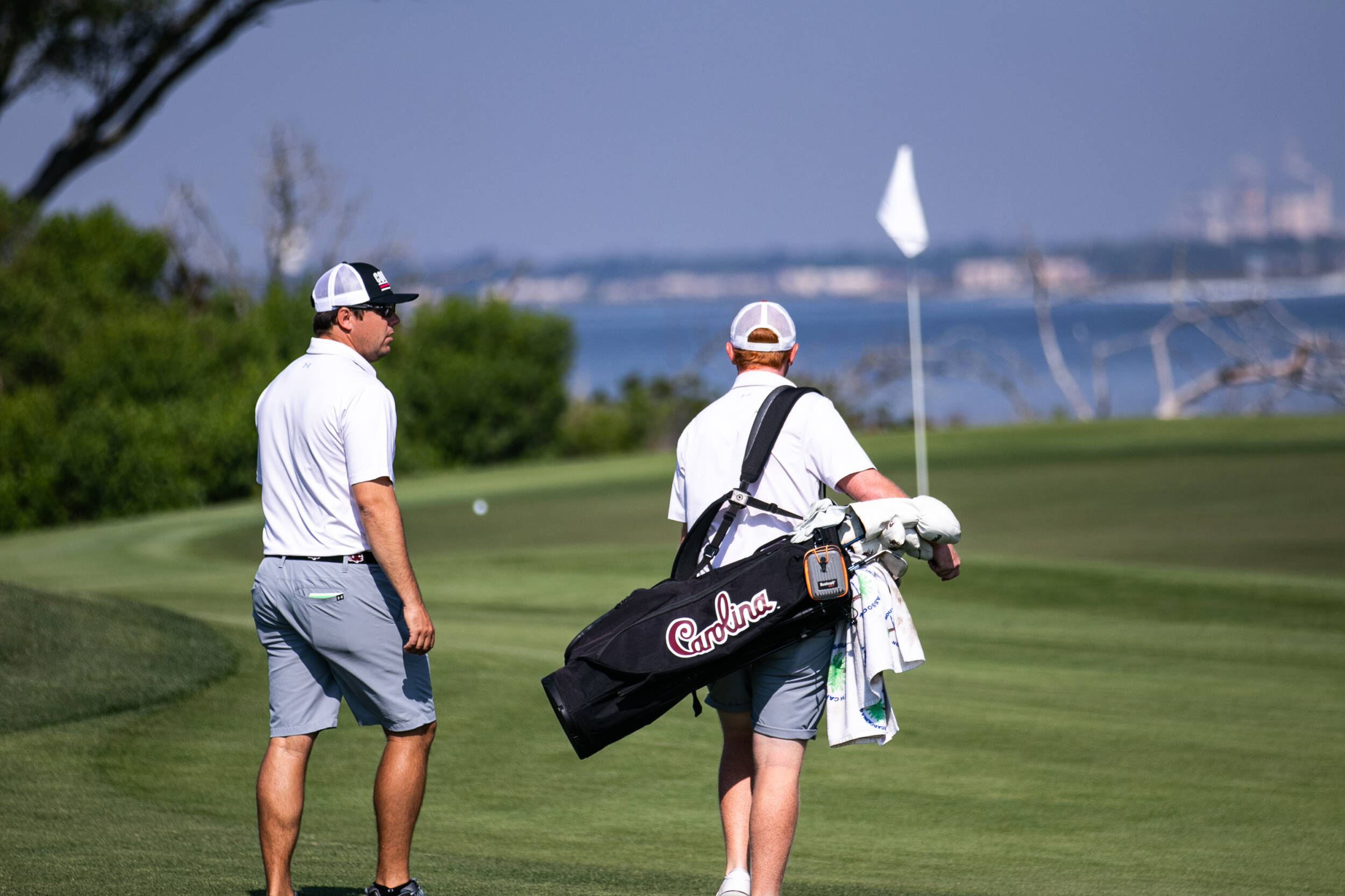 Adams, Harris Lead Gamecocks in Round Two at Sea Island