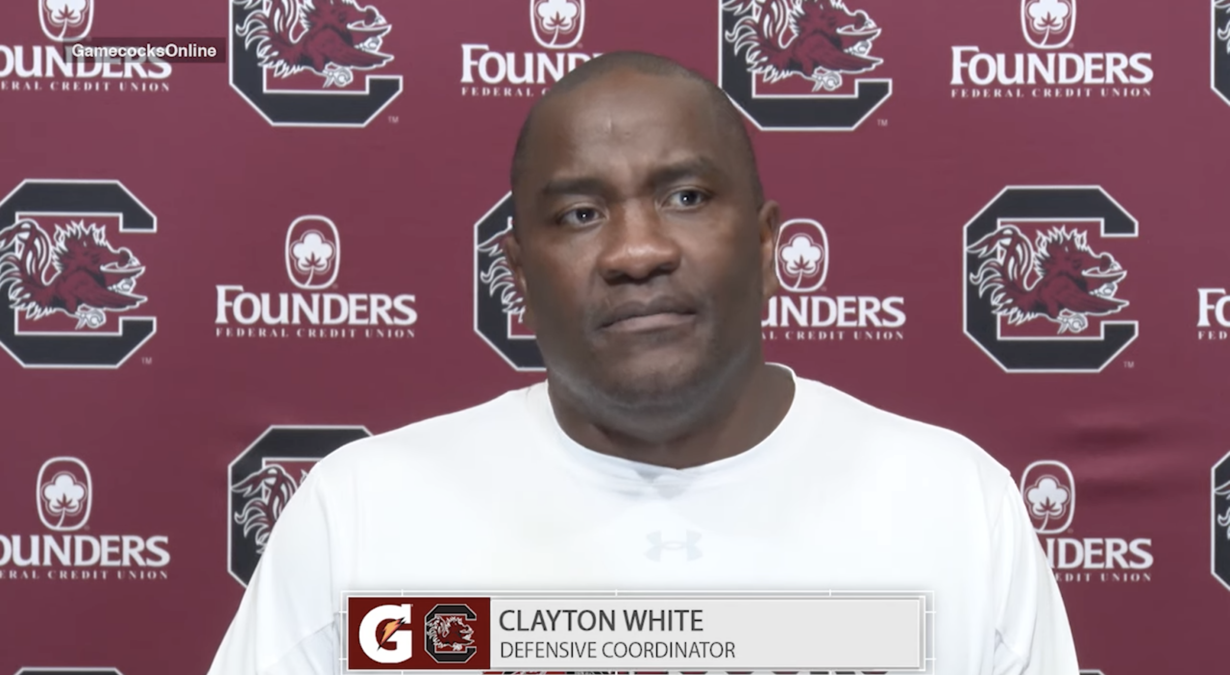 Clayton White News Conference