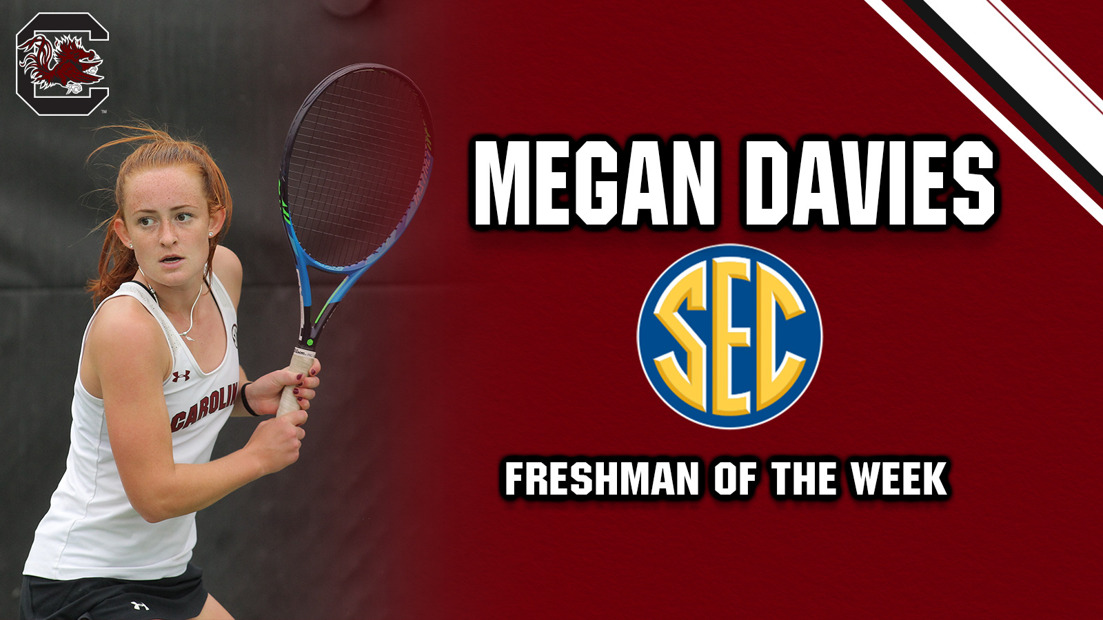 Davies Earns SEC Freshman of the Week Honors