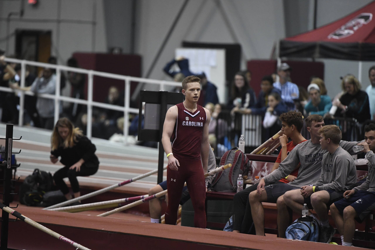 Timothy McEvoy in action at the Gamecock Inaugural | Jan. 18, 2019 | Photo by Allen Sharpe