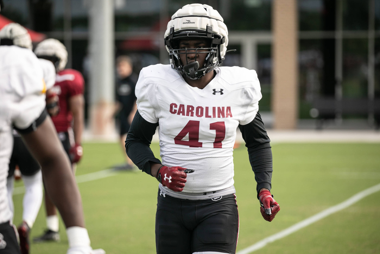 Darryle Ware (41) | Tuesday, Sept. 15, 2020 | Ken & Cyndi Long Football Operations Center | Columbia, S.C. | Photos by South Carolina Athletics