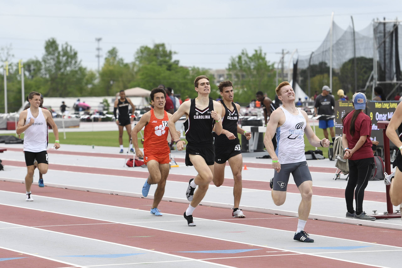 Sean Petersen in action at the 2019 Gamecock Invitational | April 13, 2019 | Photo by Allen Sharpe