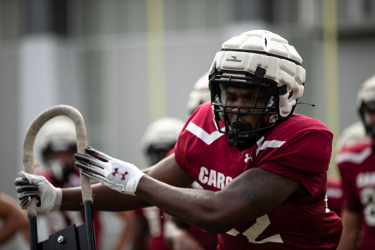 Keyshawn Toney (82) | Tuesday, Sept. 1, 2020 | Ken & Cyndi Long Football Operations Center | Columbia, S.C. | Photos by South Carolina Athletics
