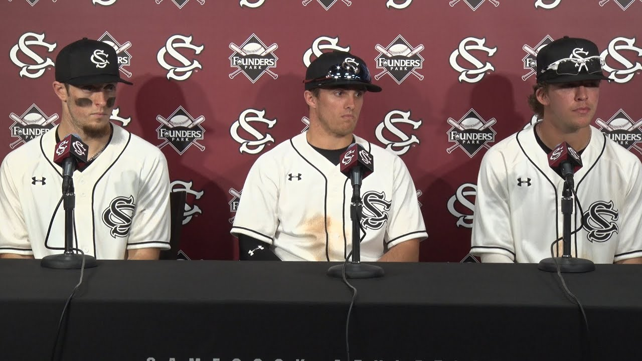 POSTGAME: Hunter Taylor, Justin Row, LT Tolbert on Winthrop — 2/21/18