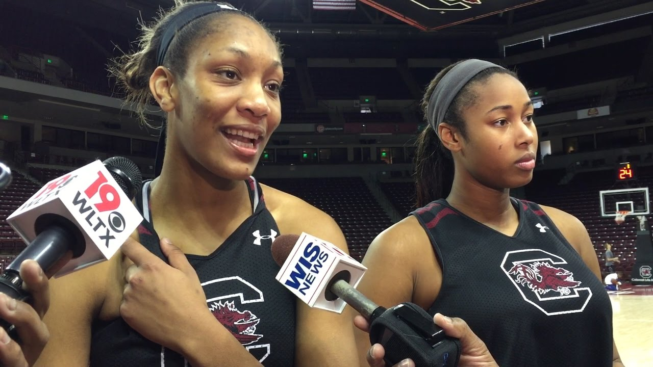 A'ja Wilson, Alaina Coates Media Availability — 12/31/16