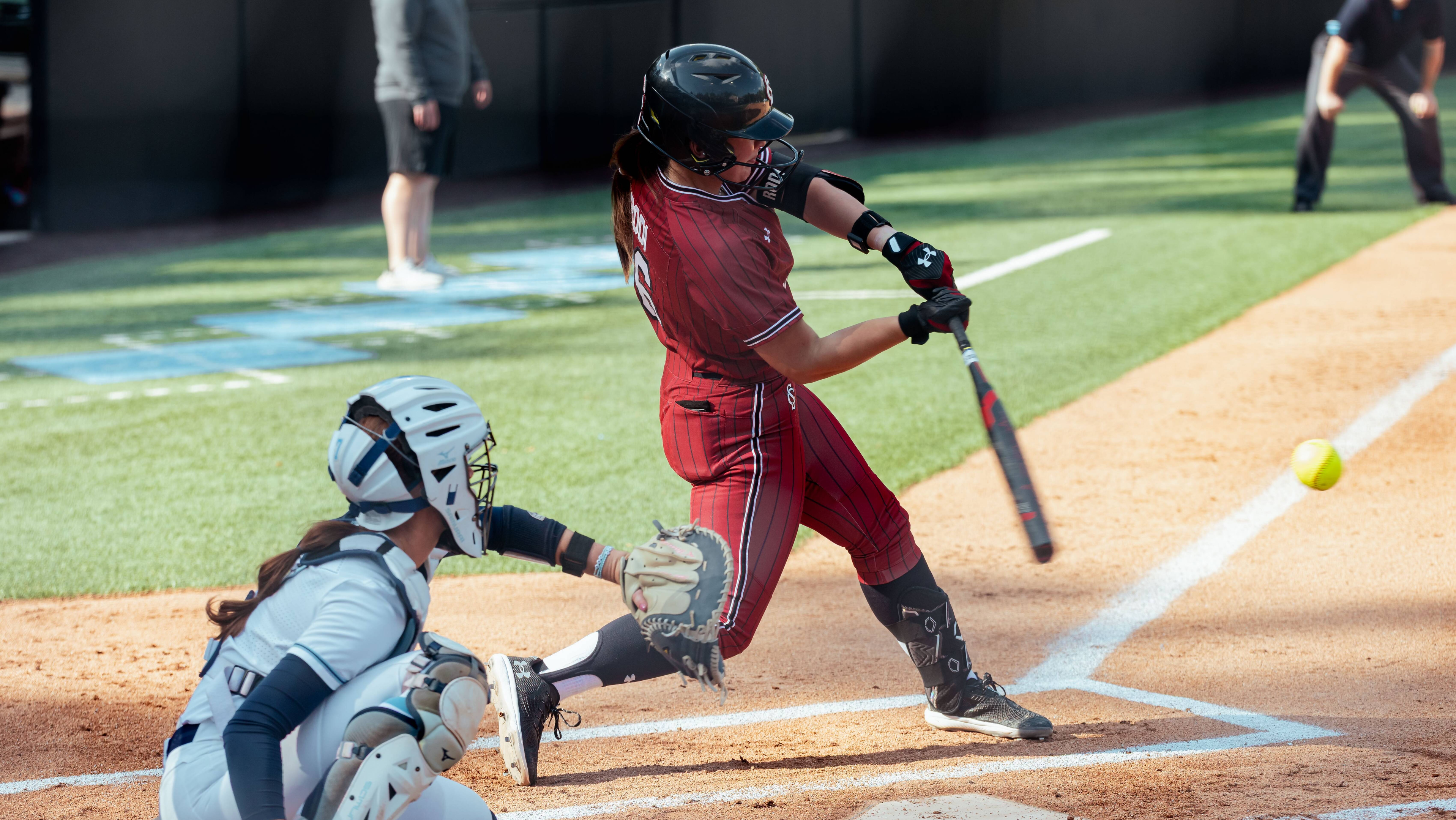 Softball Scores 16 Runs and Hits Four Home Runs in Road Win Over UNC