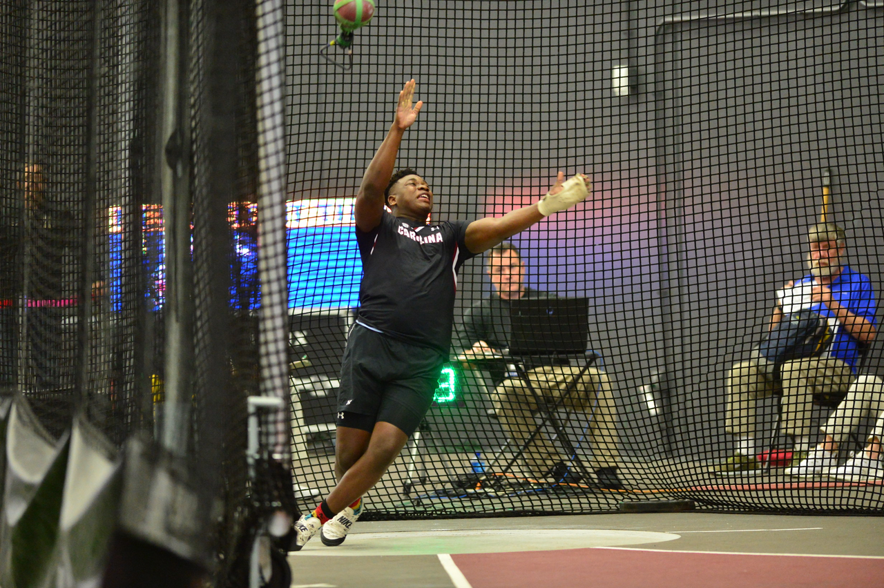 Malik Paul in action at the SEC Championships | Feb. 22-23 | Photo by Gunnar Rathbun