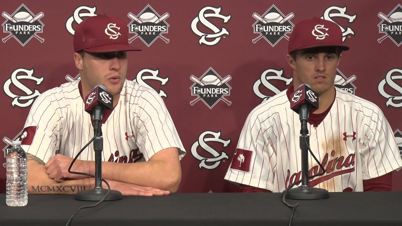 POSTGAME: Logan Chapman, Justin Row on Davidson — 3/27/18
