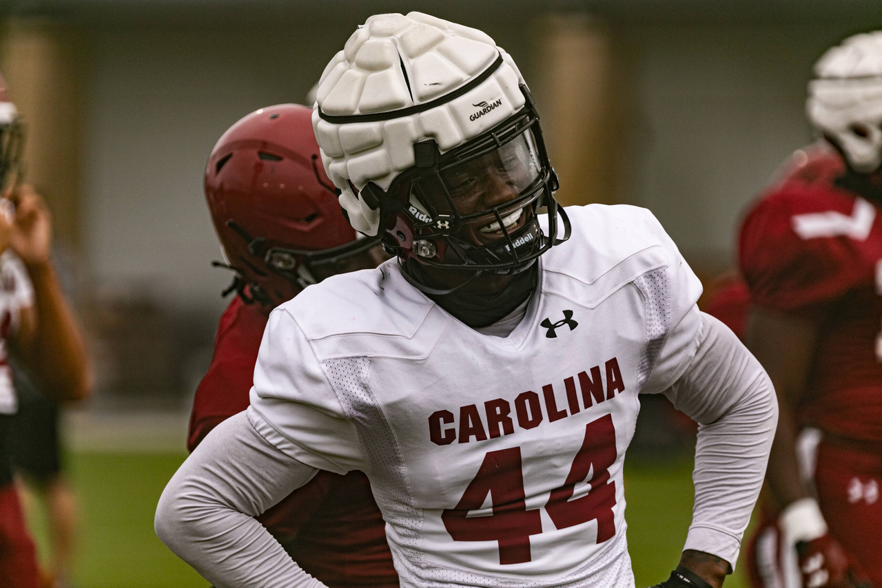Sherrod Greene (44) | Tuesday, Aug. 25, 2020 | Ken & Cyndi Long Football Operations Center | Columbia, S.C. | Photos by South Carolina Athletics