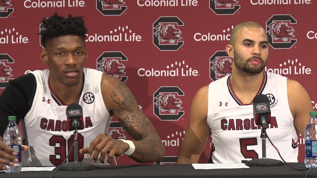 POST-GAME: Chris Silva, Frank Booker on Erskine — 10/30/17