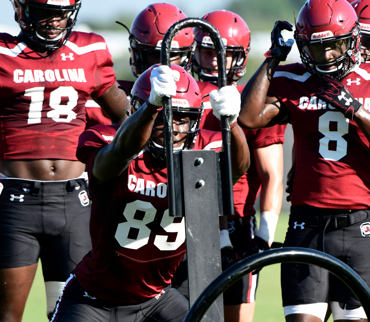 Bryan Edwards at practice | Aug. 6, 2018 | Photo by Allen Sharpe