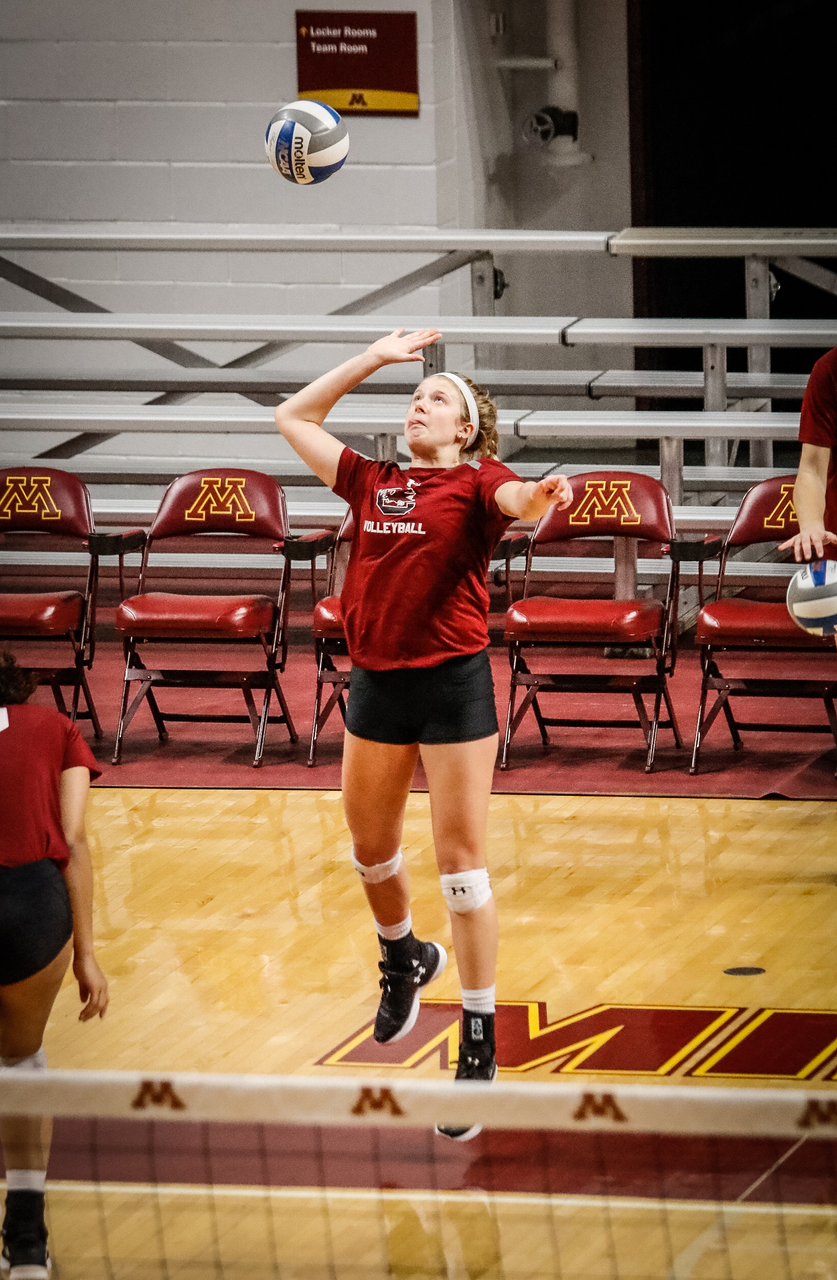 Freshman Courtney Weber