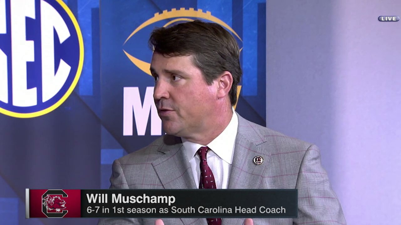 Will Muschamp in Studio at SEC Media Days — 7/13/17