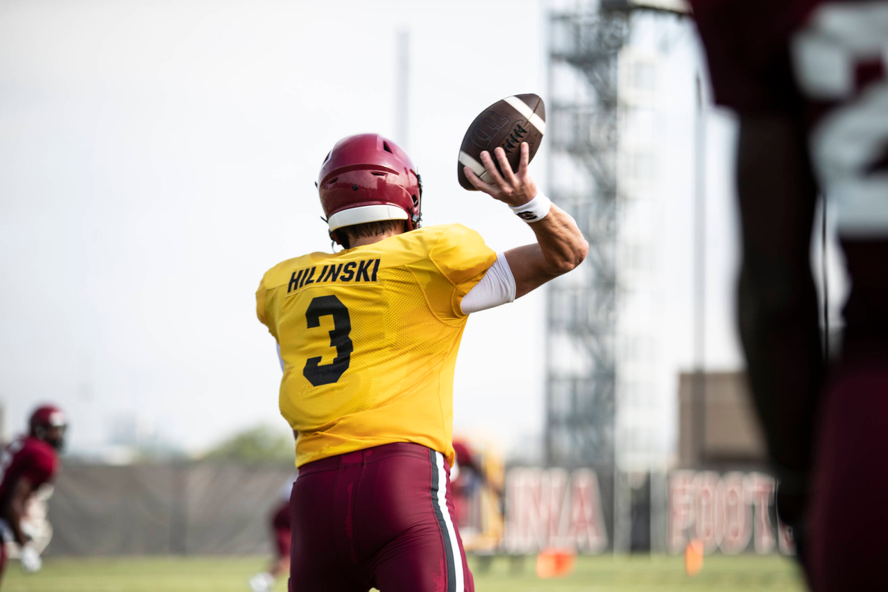 Ryan Hilinski (3) | Tuesday, Sept. 1, 2020 | Ken & Cyndi Long Football Operations Center | Columbia, S.C. | Photos by South Carolina Athletics