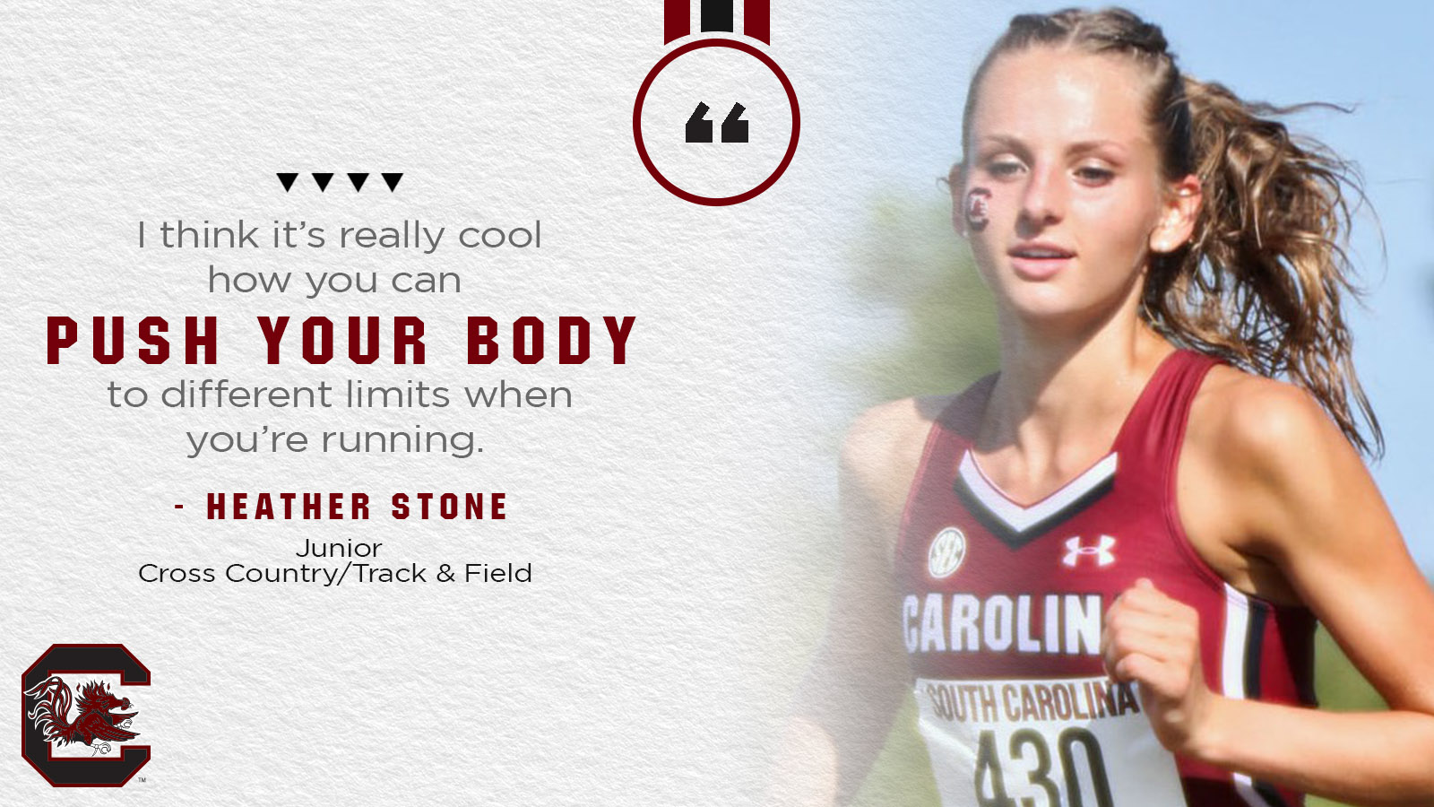 Stone Makes Big Strides in a Short Time with Distance Running