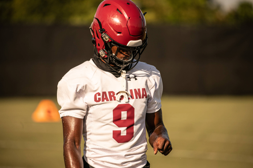 Cam Smith (9) | Thursday, Sept. 3, 2020 | Ken & Cyndi Long Football Operations Center | Columbia, S.C. | Photos by South Carolina Athletics