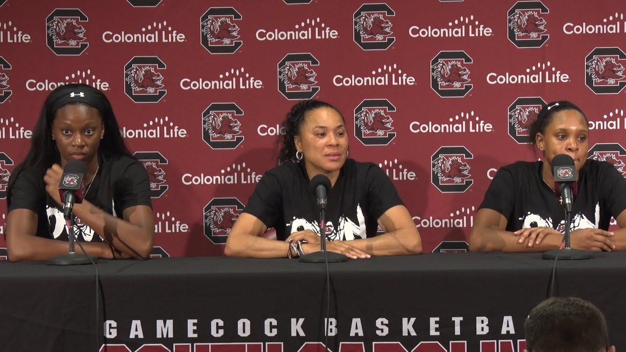 Bianca Jackson, Dawn Staley, Nelly Perry News Conference (Gamecock Tipoff) — 10/5/18