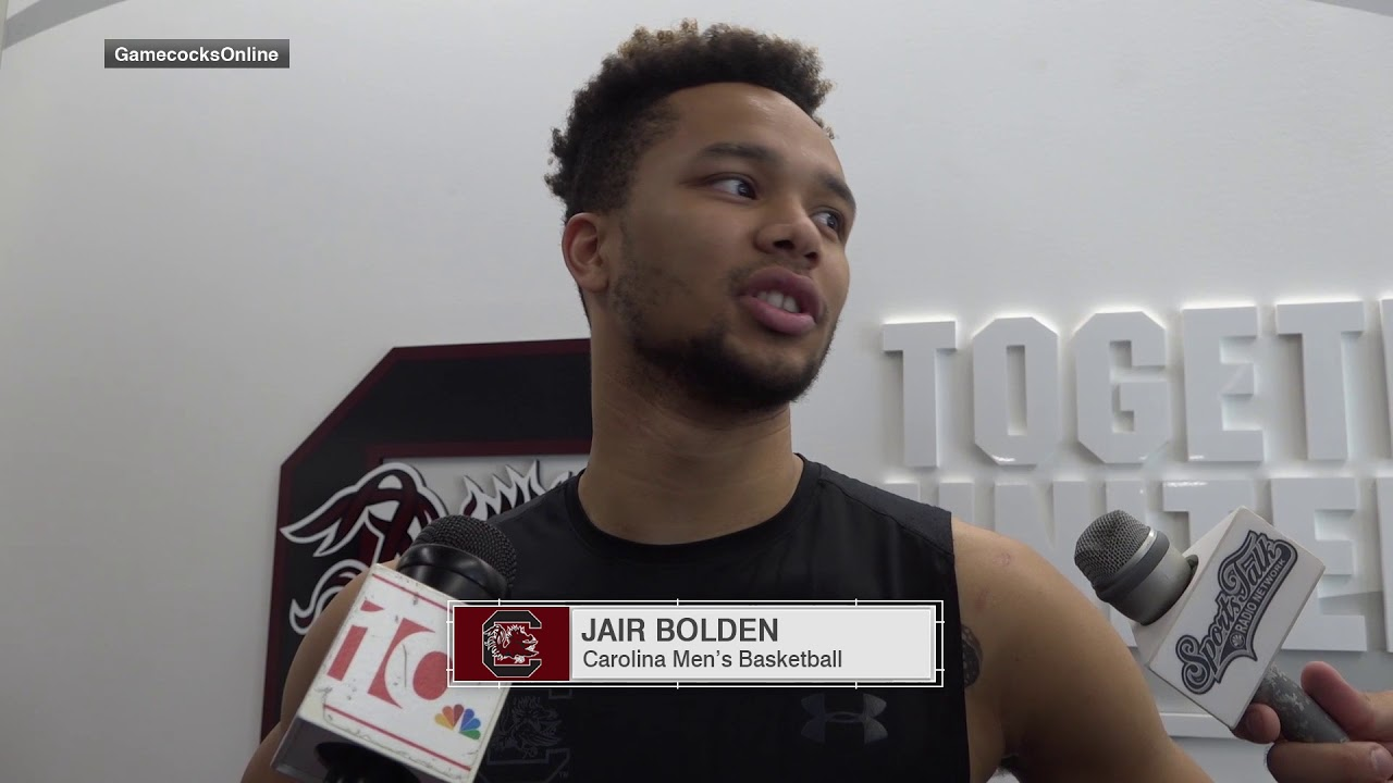 Men's Basketball - Jair Bolden speaks to members of the media (8/1/18)