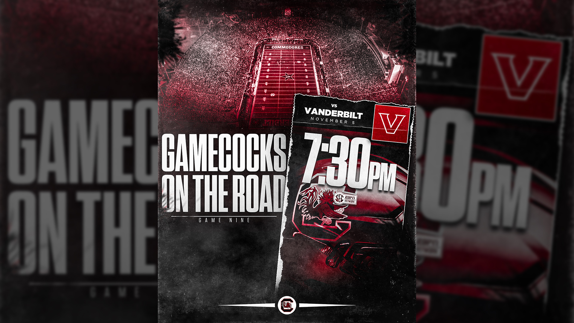 Gamecocks travel to Vanderbilt for Saturday Night Showdown