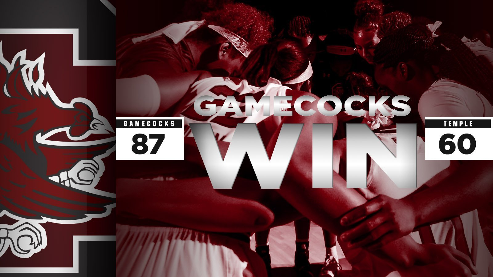 Wilson Helps No. 4 South Carolina Rout Temple 87-60