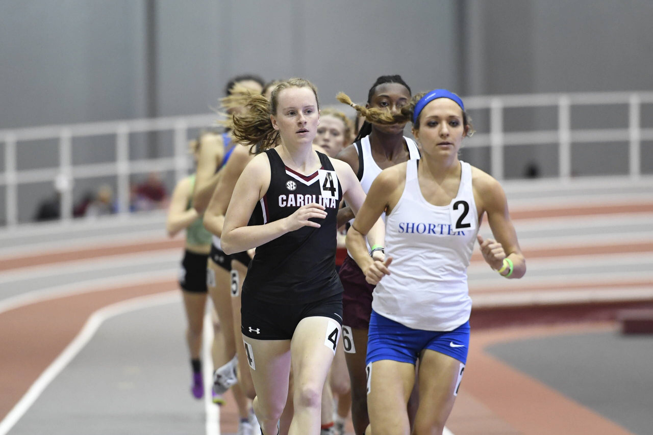 Brooke Wilson in action at the Gamecock Inaugural | Jan. 19, 2019 | Photo by Allen Sharpe