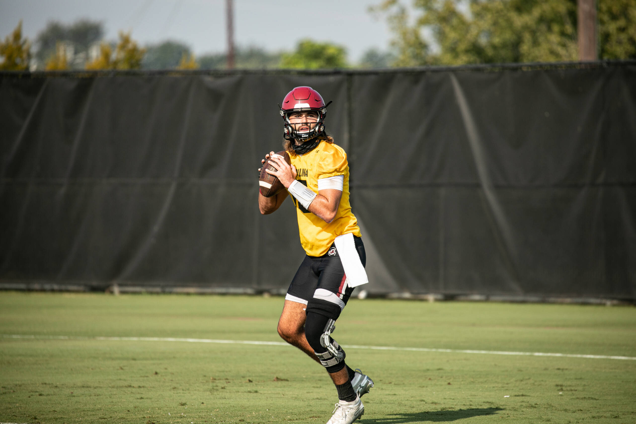 Collin Hill (15) | Wednesday, Aug. 19, 2020 | Ken & Cyndi Long Football Operations Center | Columbia, S.C. | Photos by South Carolina Athletics
