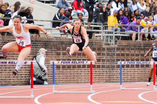 Mathilde Coquillud-Salomon in action at the 125th Penn Relays | Photo by Charles Revelle | April 25, 2019